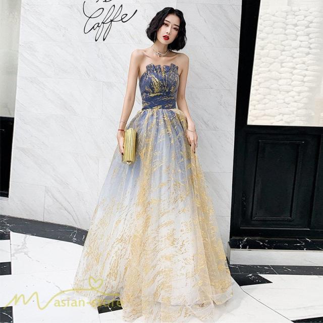 パーティードレス 10代 代 30代40代 ワンピース おしゃれ フォーマル お呼ばれ セクシー 結婚式 きれいめ マキシ チュール 春夏 着痩せの通販はau Pay マーケット 天使のささやき