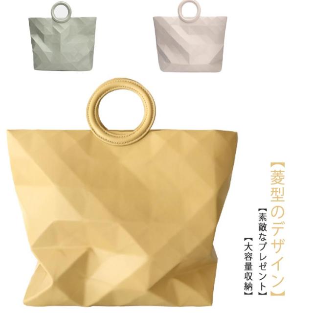 ハンドバッグ レディースバッグ おしゃれ 菱型 ファッション プレゼント 女性 PUンレザー 軽量 シンプル デザインの通販は 5,310円