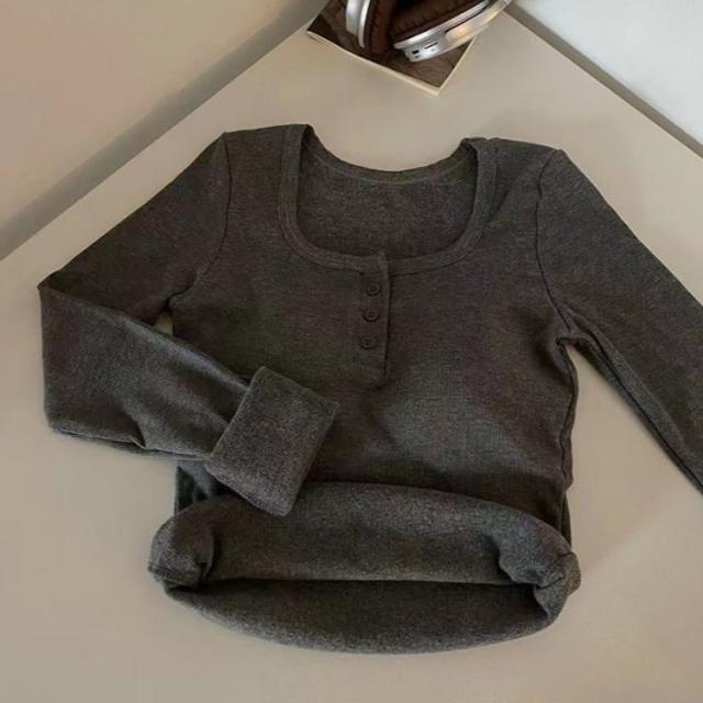 パット付長袖Tシャツ インナーシャツ ラウンドネック パット付長袖Tシャツ 伸縮性 レディース 長袖Tシャツ トップス インナー 肌着 カップ付き パット付 カットソー ストレッチ ラウンドネック ロンT 長袖 締め付けない ルームウェア 部屋着 無地 シンプル 春秋 アンダーウェア