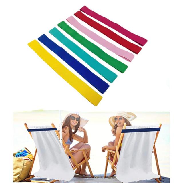 ビーチタオルバンド 防風 ビーチタオル ゴムストラップ 2枚セット