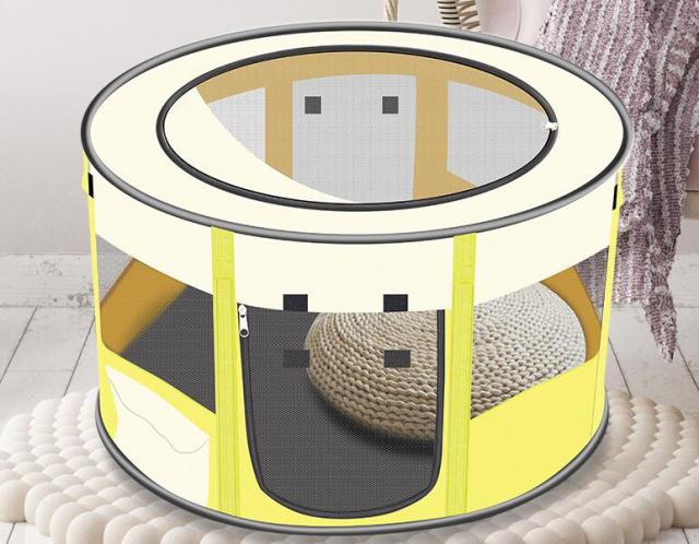 大型 110cm*60cm メッシュサークル サークル ペット 折りたたみ ペットサークル 小型犬 中型犬 大型犬 円型 メッシュ プレイ ゲージ ソフトケージ 仕切り 軽量 犬 猫 ドッグ 犬用ケージ ペット用品の通販は 6,360円