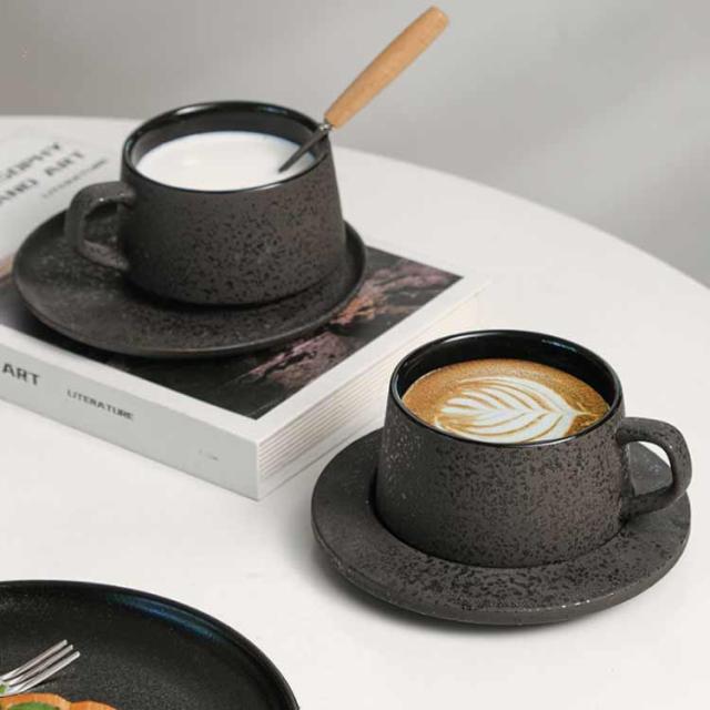 コーヒーカップ ソーサー付き 250ML ペア カップル 陶器 2客セット