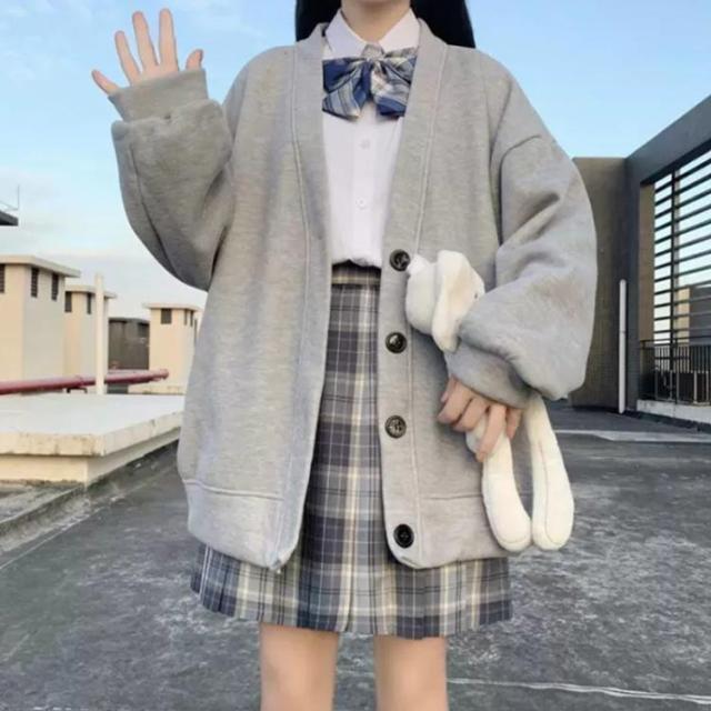 制服 学生服 レディース スウェット パーカー 無地 薄手＆厚手 高校生 