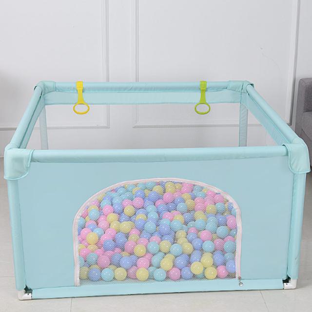 ベビーサークル 120*120cm 小型 ベビー サークル 赤ちゃん ベビー 柵 ベビーフェンス フェンス ベビー用品 おすすめ ベビーサークル 子供 キッズ ギフト 高さ約66cm 滑り止め 洗濯可能 洗える 組み立て 安全_4