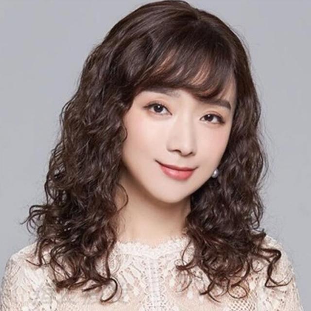 人毛100 ウィッグ フルウィッグ ロング パーマ 長さ 約45cm 医療用 女性 レディース 人毛 100％使用 ロング丈 ナチュラル 自然 桂 小顔 自然黒色 つむじ 人毛100 ウィッグ フルウィッグ ロング パーマ 長さ 約45cm 医療用