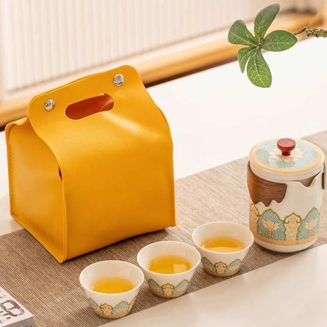 中国茶器セット 茶器セット 4点セット 煎茶道具 煎茶器セット ポット 
