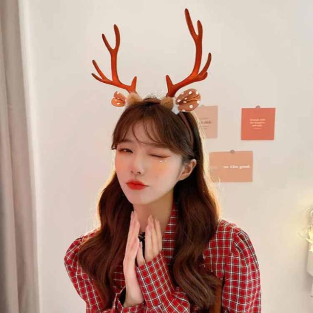 可愛い クリスマス コスプレ 大きい 仮装 プレゼント 鹿の角 トナカイ