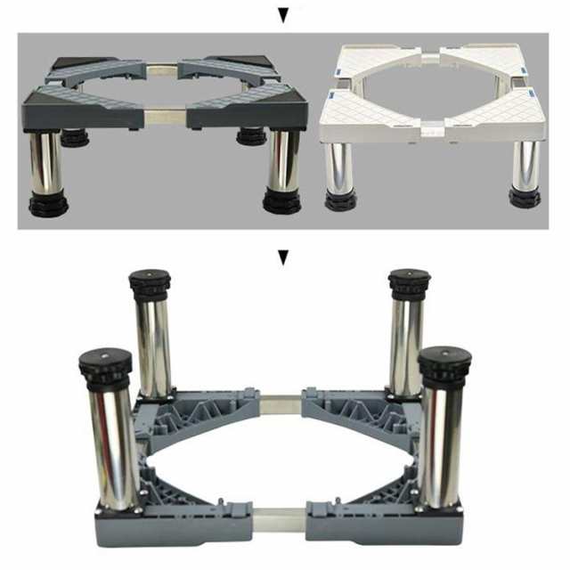 洗濯機 台 洗濯機 置き台 かさ上げ台 増大増高 ステンレスのジャッキ かさ上げ 冷蔵庫台 置き台 ドラム式洗濯機 伸縮式 幅/奥行45〜65cm  の通販はau PAY マーケット - bellus | au PAY マーケット－通販サイト