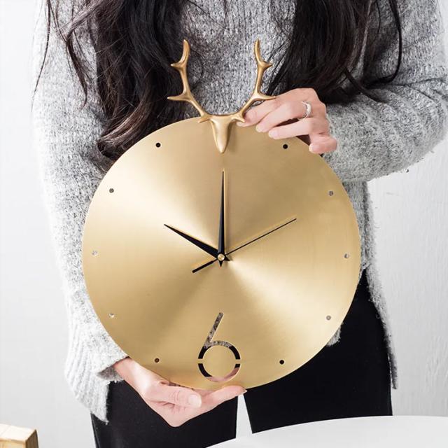 壁掛け時計 結婚祝い 金属 ファッション 掛け時計 おしゃれ アート
