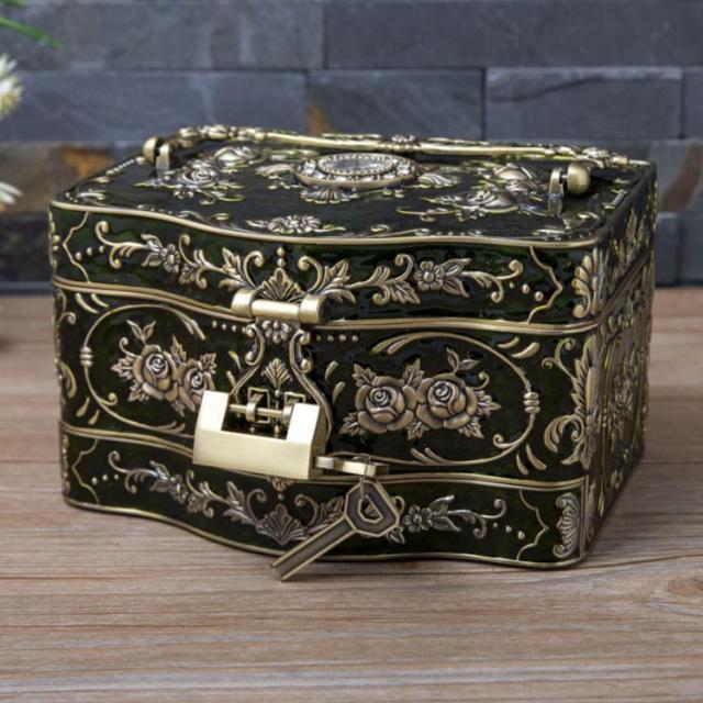 小物入れ ジュエリーケース 螺鈿細工 木製 宝箱 ジュエス 宝石箱