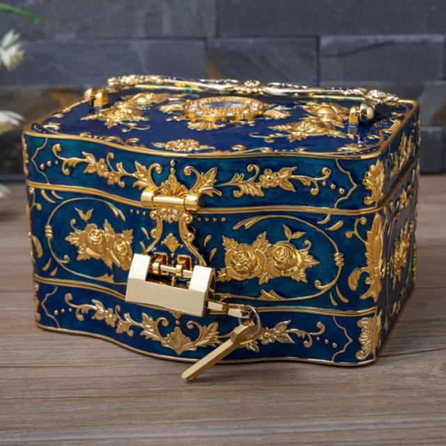 小物入れ ジュエリーケース 螺鈿細工 木製 宝箱 ジュエス 宝石箱