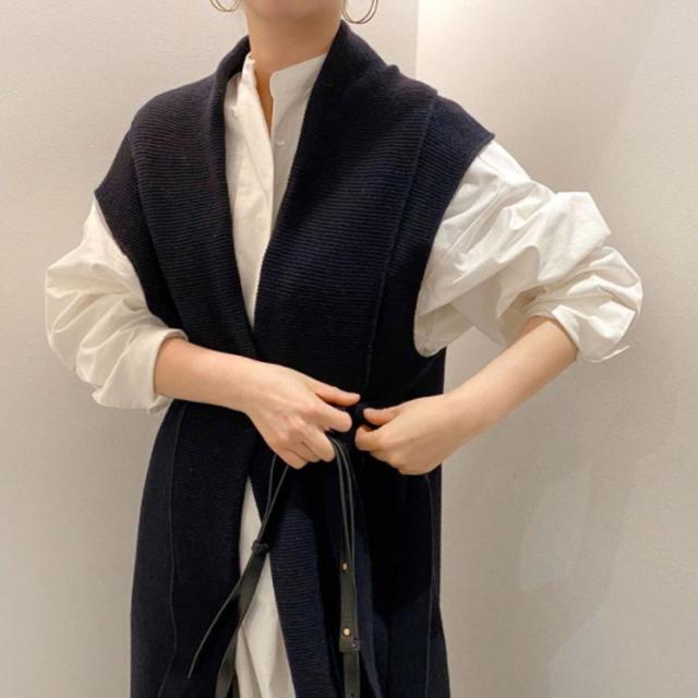 ロング ニットジレ ジレ ニット トップス レディース レイヤード ジレ ロングジレ ニット 冬 ロング丈 ジレ オーバーサイズ ベスト ロンの通販はau Pay マーケット Freed