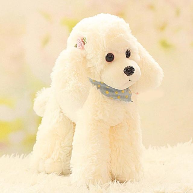 本物 30cm ポーズが変えられる リアル 彼女 犬のぬいぐるみ ぬいぐるみ