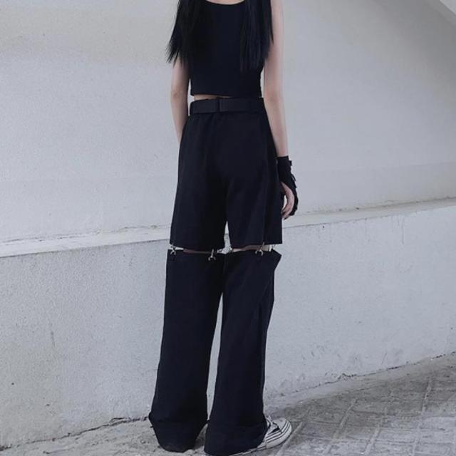 ジョガーパンツ リフレクター ストリート ダンス ヒップホップ seiunstore_xd-lady0908gzk30