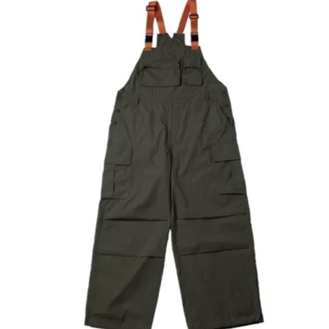 カーキ サルエルパンツ メンズ サロペット 【送料無料】オーバーオール 
