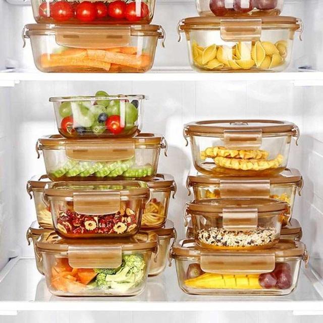 キッチン オーブン対応 ガラス 常備菜 保存容器 おしゃれ 角型 冷蔵庫収納ボックス ガラス 保存 作り置き ごはん おかず 円型 シンプル の通販はau Pay マーケット Boccastore