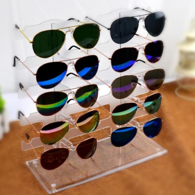 メガネスタンド ディスプレイ メガネ スタンド 置き コレクション 5段