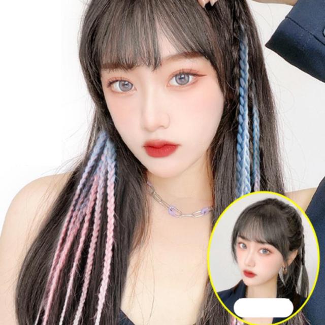編み込みエクステ  束毛　ロングストレート　メッシュエクステ 編み込みエクステ 67 束毛 ロングストレート - メルカリ
