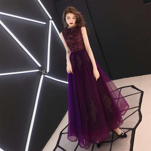 パーティードレス 発表会 ドレス 大人 スパンコール ロング丈 楽天市場】【XS~3XL】パーティードレス 結婚式 ロングドレス