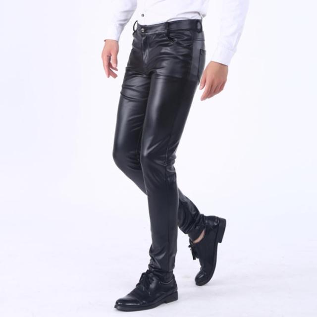 HAROLD'S GEAR] ホースハイド フレア バイカーレザーパンツ L 馬革