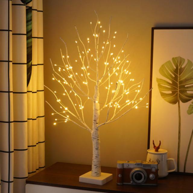 LEDツリー インテリア LED 卓上 部屋 ブランチツリー 白樺