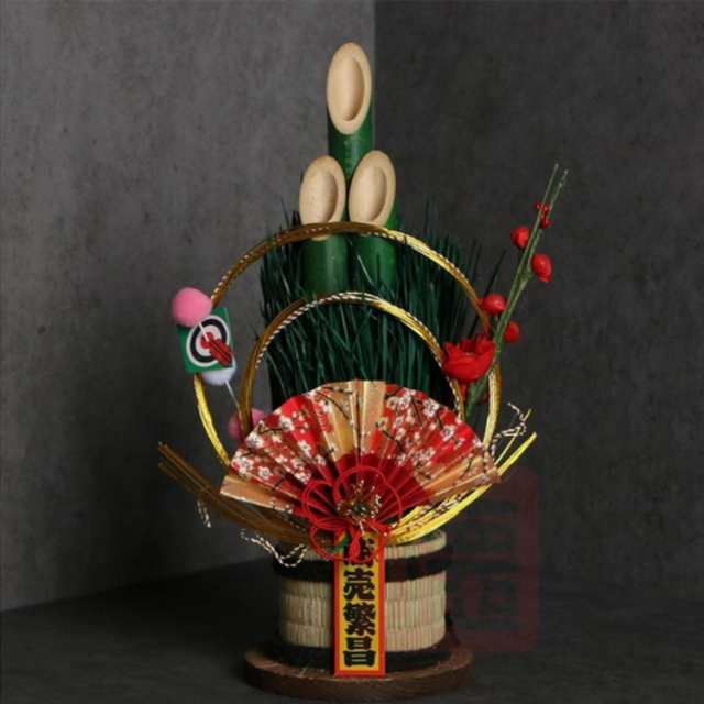 新春 おしゃれ 竹 置物 29cm ミニ門松 新年 正月 玄関 販売 門松