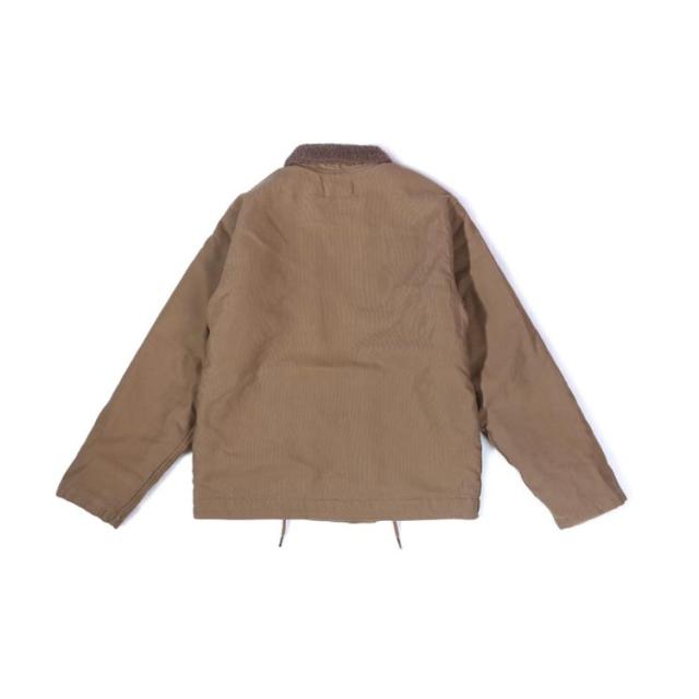 OLIVE N-1デッキジャケット ボア バイク 米軍タイプ 裏ボア NAVY ミリタリー アメカジ 全3色 バイカー YKKファスナー TAN MILITARY 大きいサイズ ミリタリージャケット メンズ アウター カシミヤ おしゃれ 厚手 秋冬 n1 米軍 JACKET_3