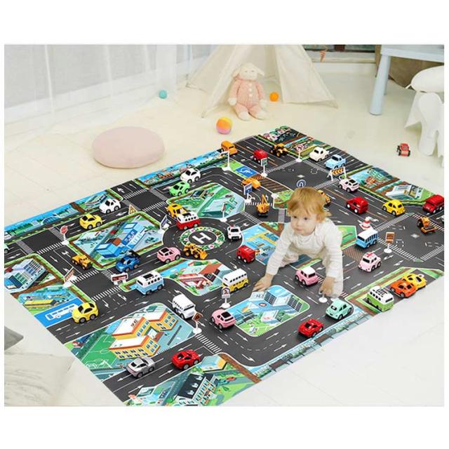 公園 公園 プレイマット 道路マット 住宅 街 知育おもちゃ レジャー