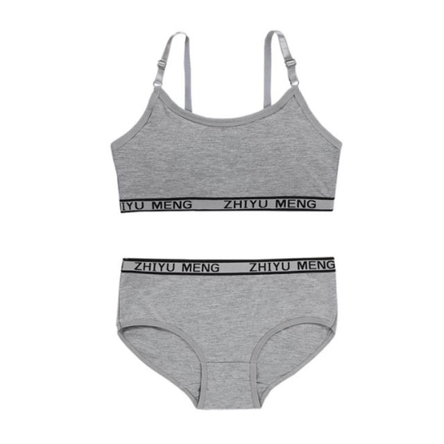 2セット組 ジュニア向け 中学生 4点 スポーツブラとパンツの2点セット