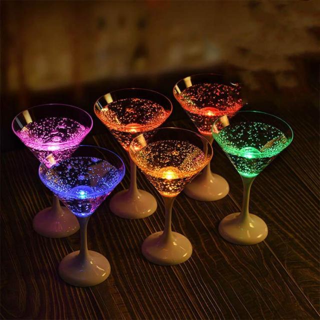 光る 6色 150ml カップ LED ワイン 液体感知 コップ ビールカップ 