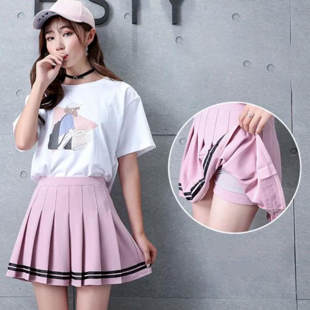 プリーツスカート ランニングスカート アウトドア スポーツ キュロット