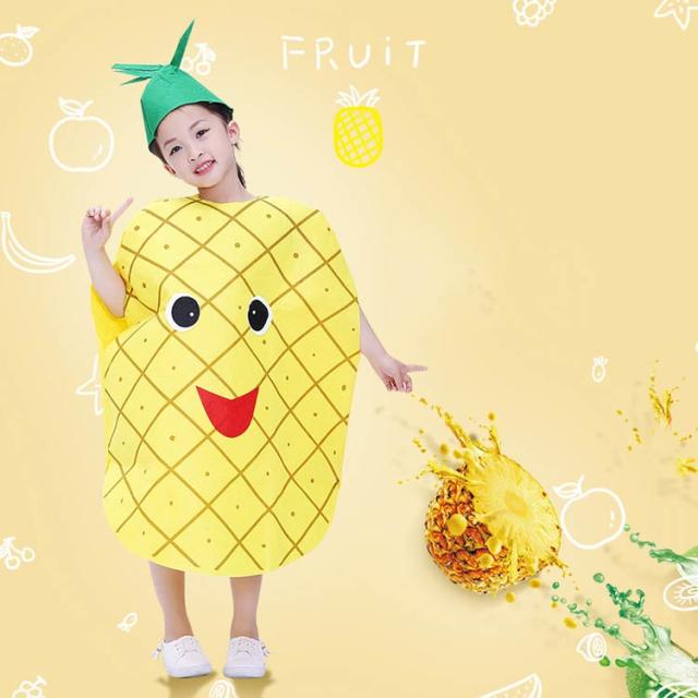 子ども 野菜 コスプレ ハロウィン 果物 衣装 いちご ハロウィン 果物