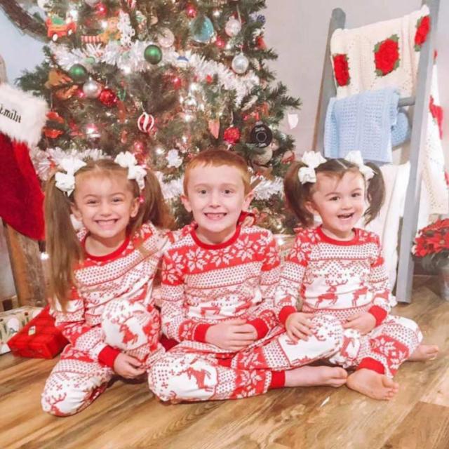 クリスマス パジャマセット ルームウェア パジャマ 家族お揃い 子ども
