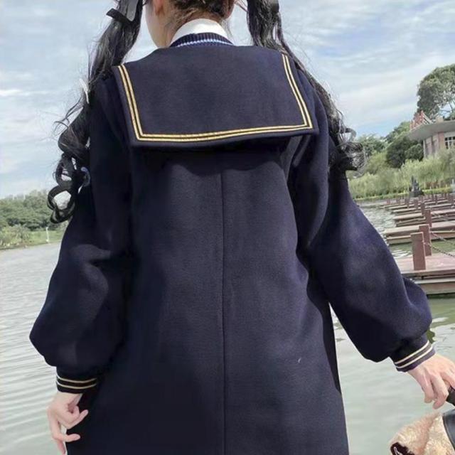 ダッフルコート 紺 厚手 J.PRESS製ダッフルコート、ネイビー厚手