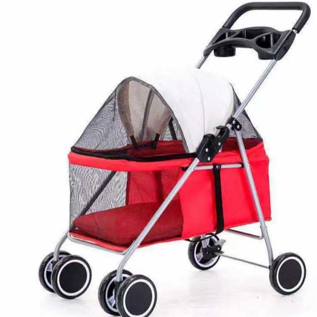ペットカート 多頭 中型犬 ペットバギー 低い 4輪 折りたたみ ペットカート 多頭 中型犬 ペットバギー 低い 4輪 折りたたみ
