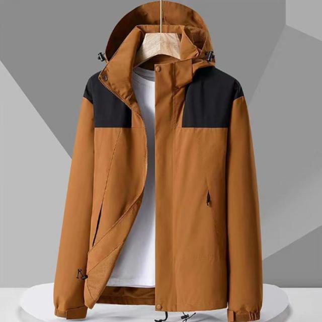 激レアドレスキャンプChampion ゴールド ナイロンジャケット フード