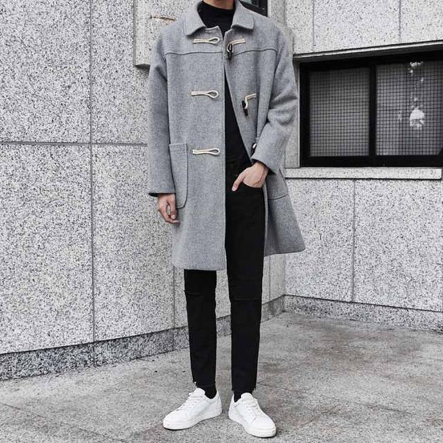 東山中学・高校 フード付きダッフルコート グレーSサイズ 東山中学・高校 フード付きダッフルコート グレーSサイズ