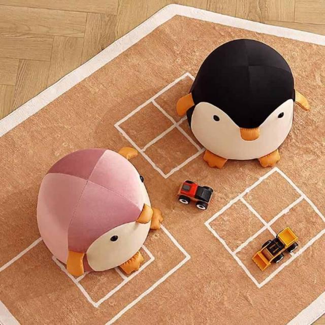 スツール ペンギンスツール ぬいぐるみ型 子供部屋 ペンギンスツール
