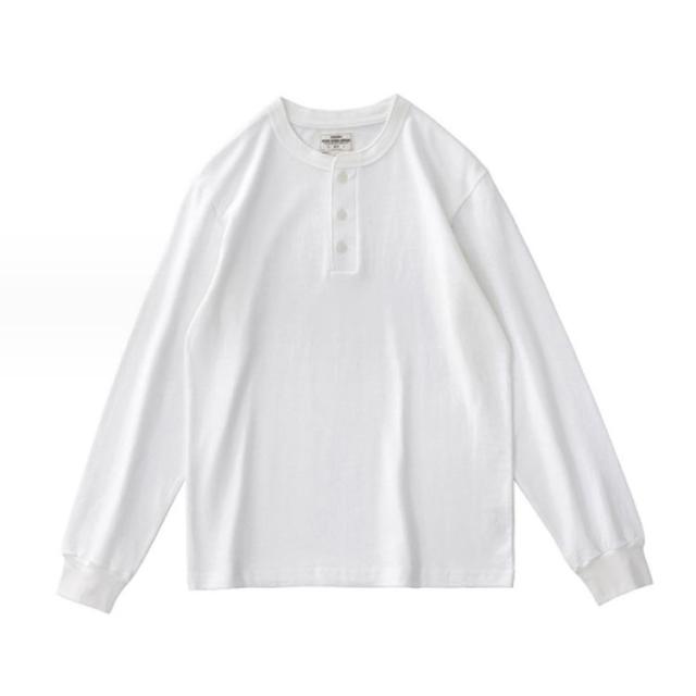 ヘンリーネック 薄手 Tシャツ コットン ヘンリーネック インナー