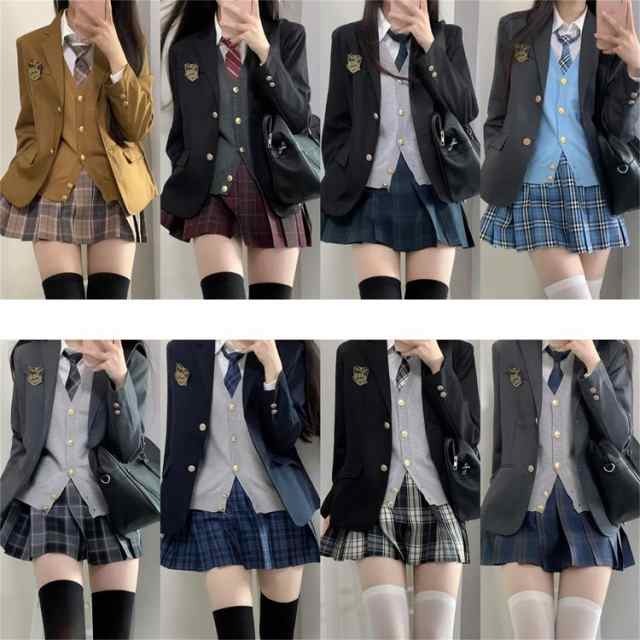 ブレザー スカート ベスト 女子高生 制服 5点セット 学生服 女子高生 ネクタイ シャツ 高校制服 チェック柄 入学 スクールブレザー  スリムフィット 学生制服 スクール コスプレ衣装 卒業式スーツ お揃い コスチューム 学園祭 文化祭の通販はau PAY マーケット -  CONNECT ...