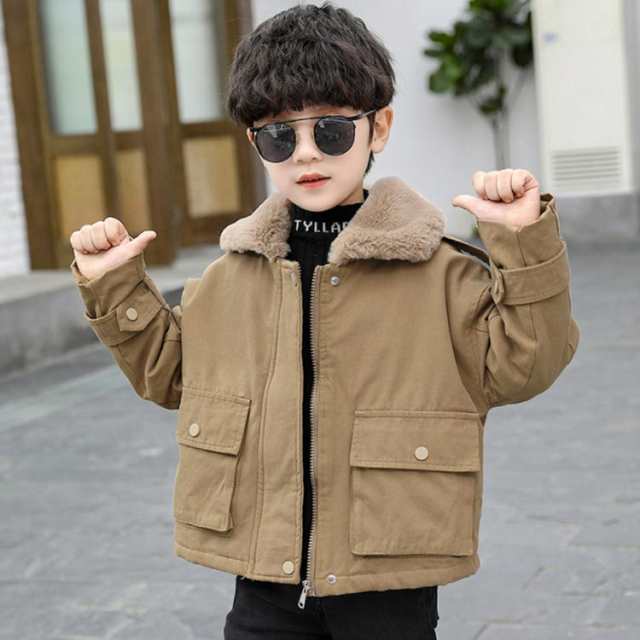 キッズ アウター 男の子 ジャケット コート 子供服 上着 ショート丈