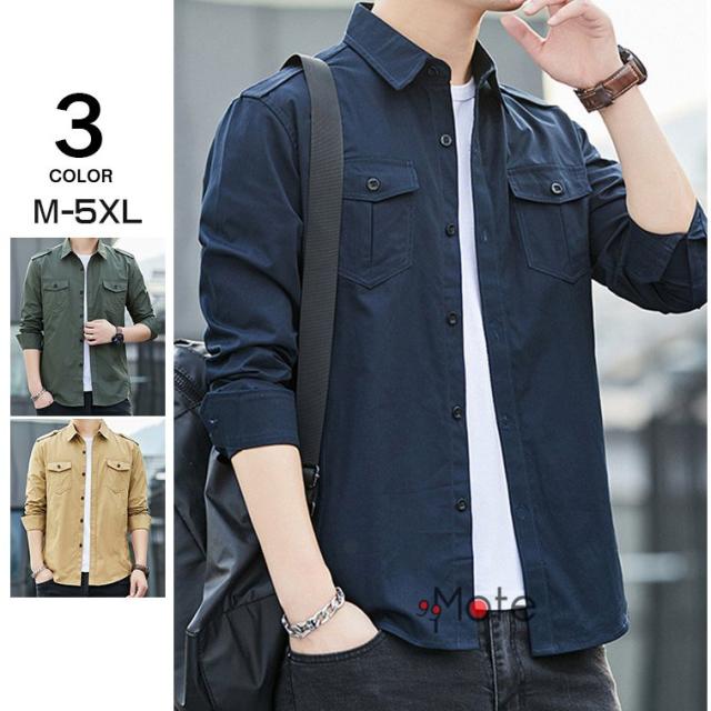 長袖シャツ メンズ オックスフォードシャツ 開襟シャツ カジュアル 夏服 ビジネス トップス おしゃれの通販は 5,250円