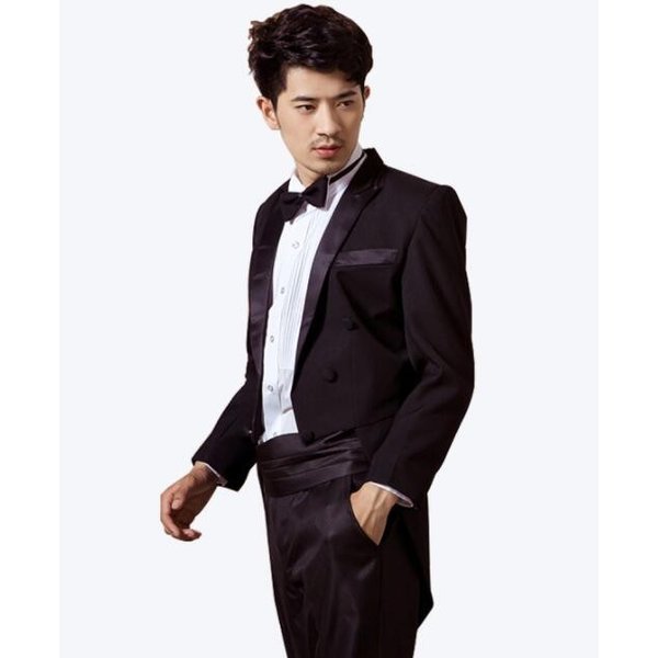メンズタキシード ステージ衣装 コスプレスーツ 4点セット