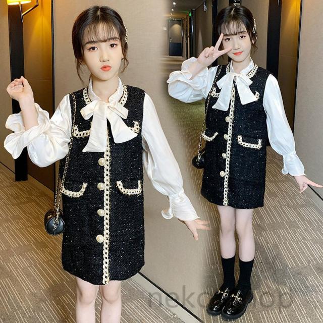 フォーマル ドレス ワンピース キッズ 子供 女の子 長袖 プリンセスドレス ガールズ ジュニア 七五三 入学式 卒業式 発表会 結婚式ドレス 110-160cm 新品の通販は