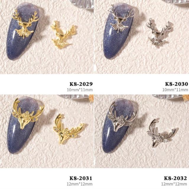 ネイル ネイルシール パーツ デコパーツ アニマルモチーフ 犬 鷹