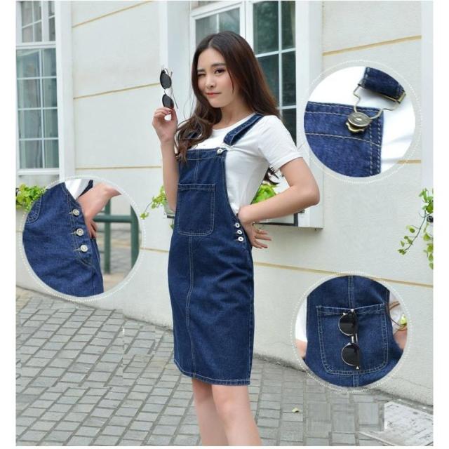 デニムスカート デニムサロペット オールインワンデニム スカート