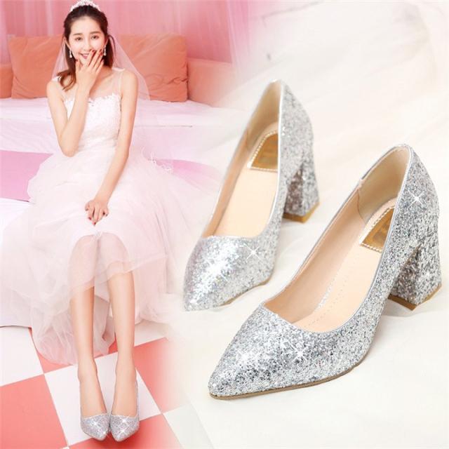 DIANA ピンヒール　22cm ヒール 8〜9cm 結婚式　キラキラ キラキラ 結婚式 ウェディングシューズ ハイヒール 3cm/5cm/7cm