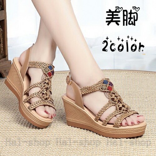 サンダル 厚底 レディース ウェッジソール オフィス ハイヒール オープントゥ 大きいサイズ おしゃれ 歩きやすい ビーチサンダル 疲れない ぺたんこ 美脚 夏