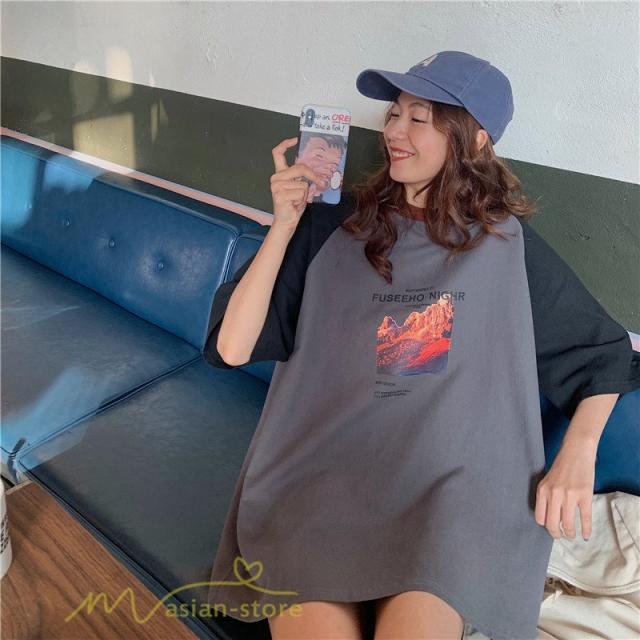 tシャツ Tシャツ 半袖 夏コーデ レディース ゆったり 人気