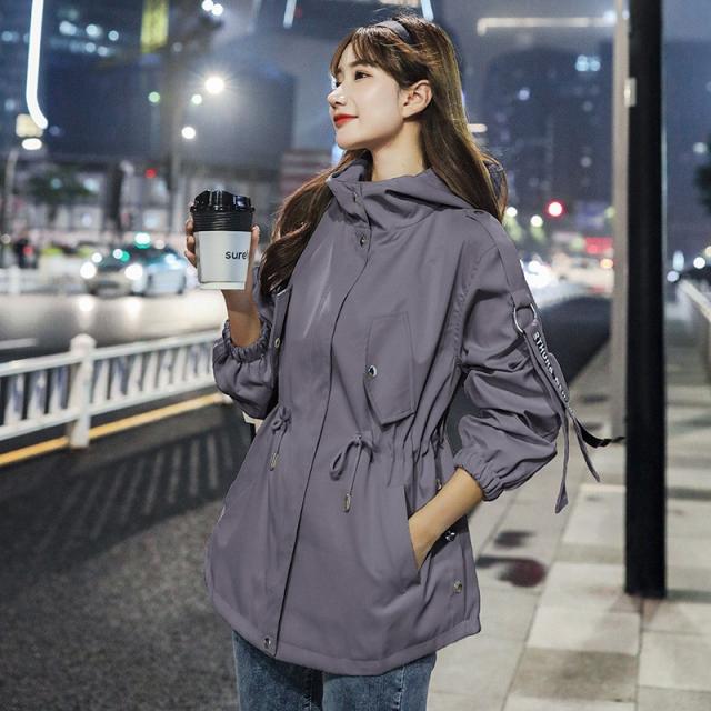 大きいサイズ レディース アウター　コート　フリル　春 秋冬  長袖 韓国　新品 大きいサイズ レディース アウター コート フリル 春 秋冬 長袖